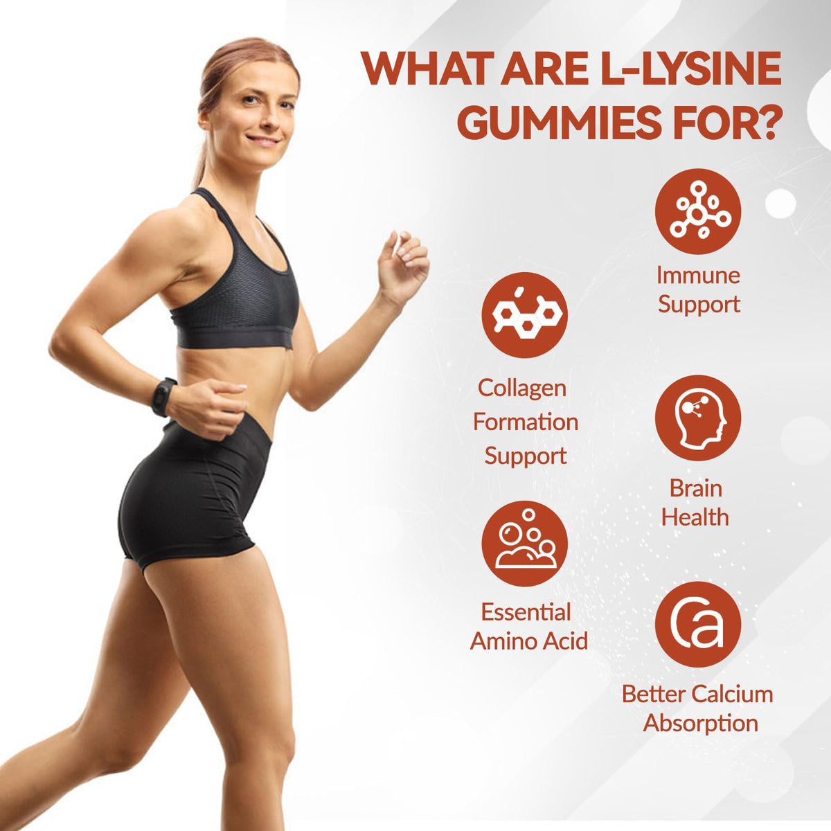 Gummies L-Lysine Whoyun, prise en main avec deux gummies
