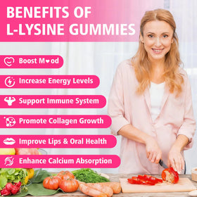 Gummies L-Lysine YUULAI, présentation de l'emballage