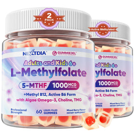 Gummies L-Méthylfolate 1000mcg Nextdia vue de face