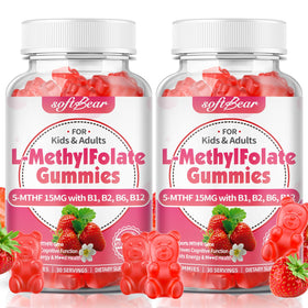 Gummies L-Méthylfolate softbear 15mg vue de face