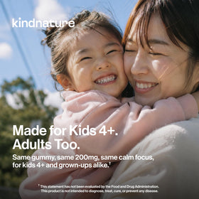 Gummies L-Theanine 200mg kindnature, mise en situation sur une table