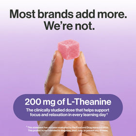 Gummies L-Theanine 200mg kindnature, texture et forme des gummies