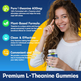 Gummies L-Theanine 400mg duwhot, ingrédients naturels