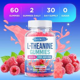 Gummies L-Théanine 400mg MEENCCD avec d'autres compléments