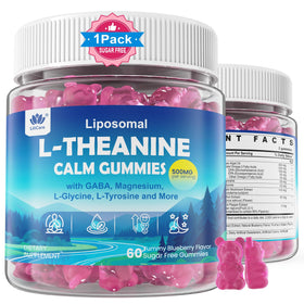 Gummies L-Theanine 500mg LILICARE en pot de 60 unités