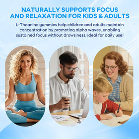 Gummies L-Théanine BVIVLOO avec ingrédients naturels