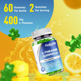 Gummies L-Théanine HOLLEGEND, format pectiné, vegan