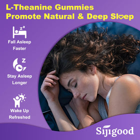 Gummies L-Theanine Sijigood, détail de la texture