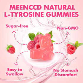 Gummies L-Tyrosine 1000mg MEENCCD avec une cuillère
