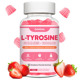 Gummies L-Tyrosine Zetelixia 10 en 1 pot de 60 Ct