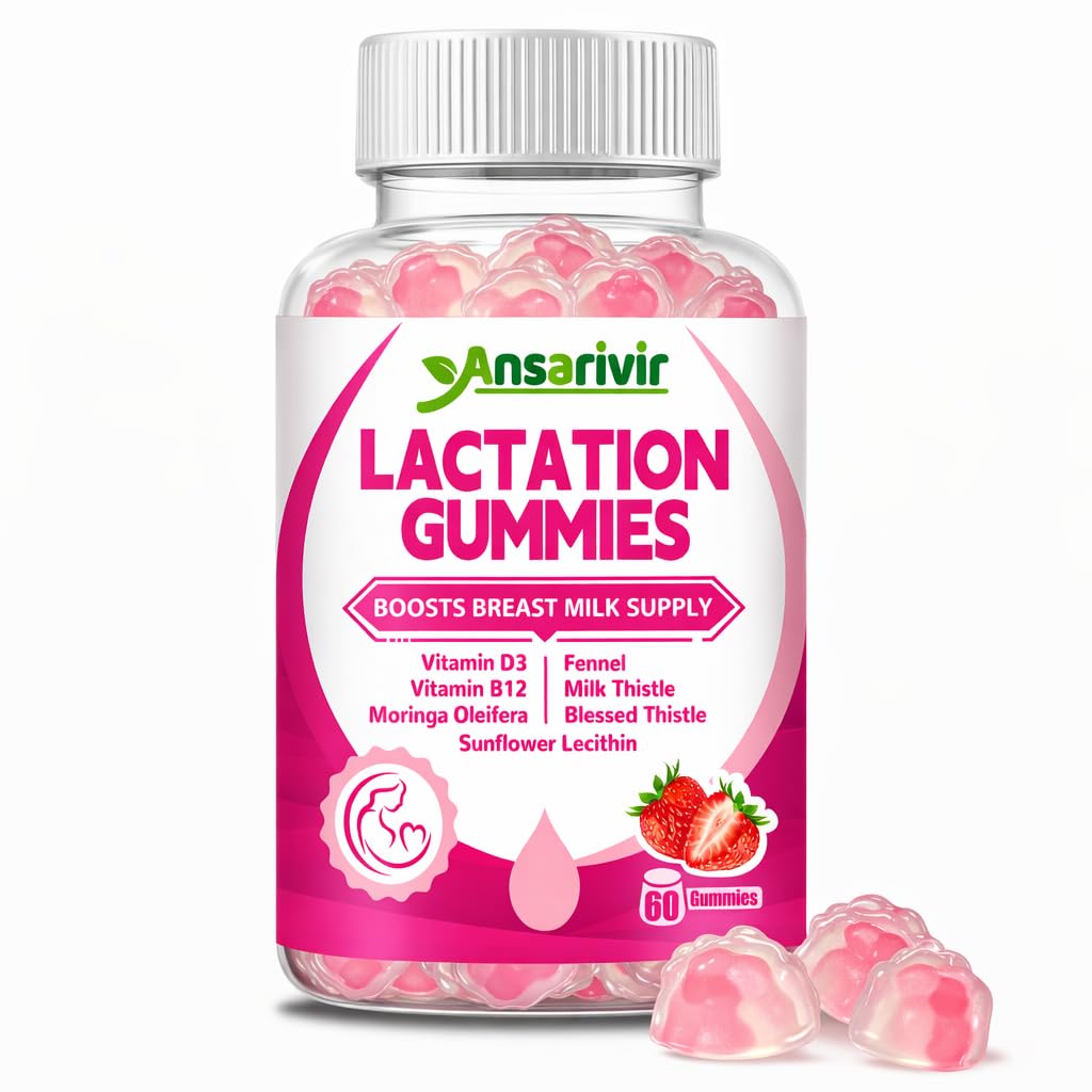 Gummies lactation Ansarivir 60 gummies fraise - emballage avant