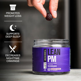 Gummies Lean PM Jacked Factory avec mélatonine et ashwagandha