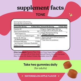 Gummies Lemme avec un focus sur l'étiquette