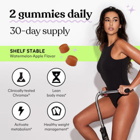 Gummies Lemme avec un fond naturel