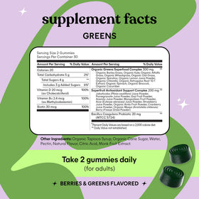 Gummies Lemme Superfood sur une table, ambiance naturelle