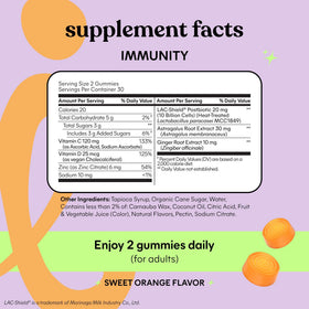 Gummies Lemme, vue de dessus avec dosage