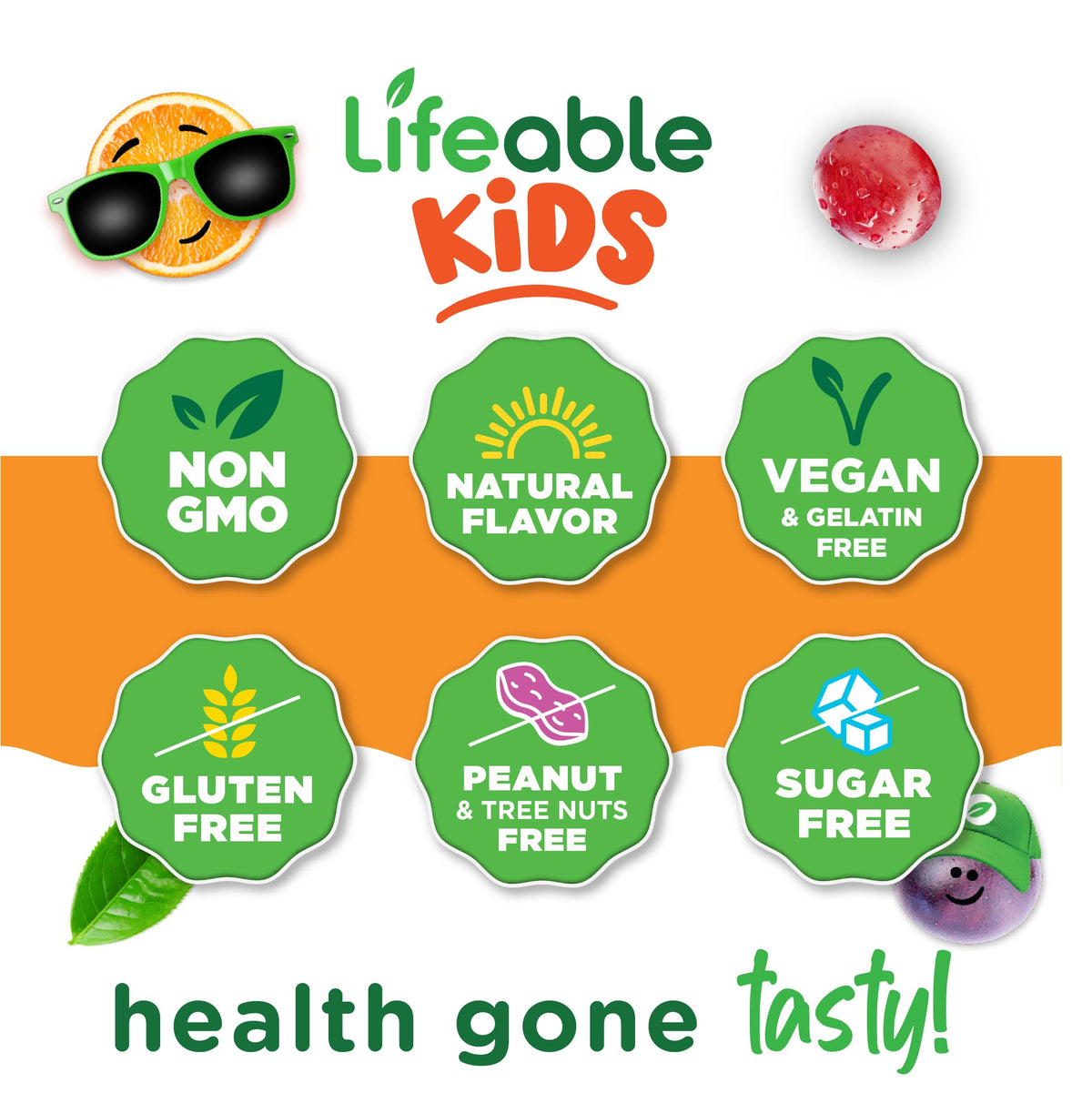 Gummies Lifeable à la vitamine C, étiquette du produit