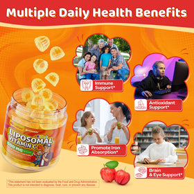 Gummies LILICARE à la Vitamine C avec Omega-3