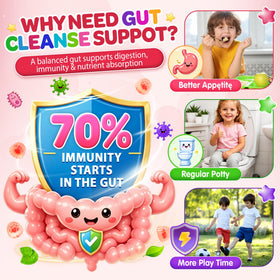 Gummies LILICARE avec un enfant souriant les tenant
