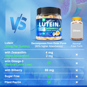 Gummies LILICARE avec un verre d'eau, présentation lifestyle