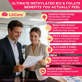 Gummies LILICARE avec une main tenant le produit