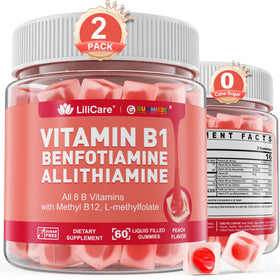 Gummies LILICARE B1 Complex 120 unités, vue de face