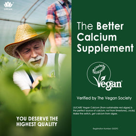 Gummies LILICARE Calcium 600mg algues avec fruits du moine