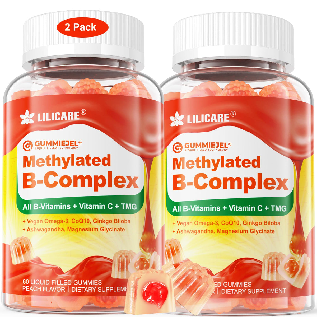 Gummies LILICARE Complexe Vitamines B 485g vue avant