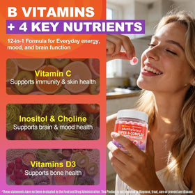 Gummies LILICARE dans une main, pour illustrer la taille