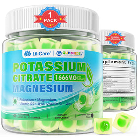 Gummies LILICARE de citrate de potassium 1666mg vue avant