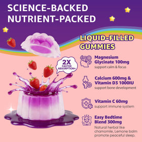Gummies LILICARE pour enfants, texture et couleur