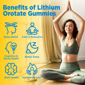 Gummies Lithium Orotate 5mg duwhot en gros plan