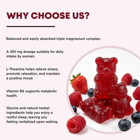 Gummies LUCNVEM avec étiquette de composition