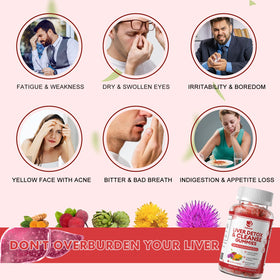 Gummies Lukaree Détox Foie 422g avec une cuillère pour dosage