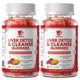 Gummies Lukaree Détox Foie 422g en vue de face avec emballage