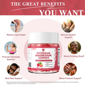 Gummies Lukaree Potassium Magnésium avec étiquettes nutritionnelles
