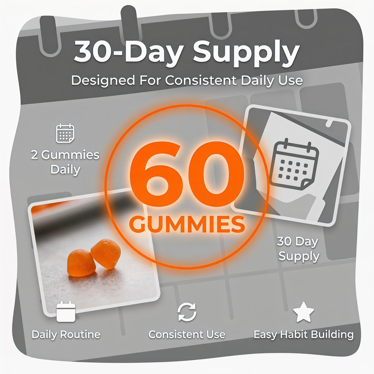 Gummies Lumeo Eros sur un bureau, prêt à être consommé