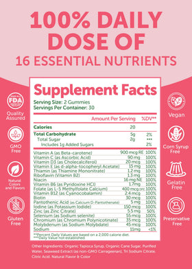 Gummies Lunakai avec des vitamines essentielles pour femmes