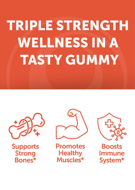 Gummies Lunakai avec étiquette montrant les ingrédients et les valeurs nutritionnelles