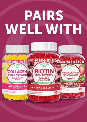 Gummies Lunakai, composition nutritionnelle sur l'emballage