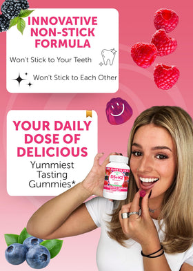 Gummies Lunakai dans un bol, saveur fruits rouges