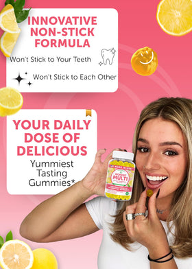 Gummies Lunakai Multivitamines Femmes montrant la texture moelleuse