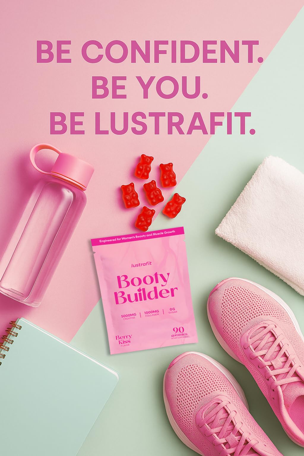 Gummies Lustrafit dans une boîte de rangement