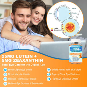 Gummies Luteine 25mg Flyrocer avec goût d'orange