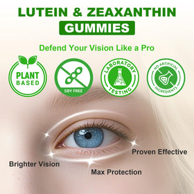 Gummies Luthéine Flyrocer dans un bol transparent