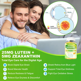 Gummies Luthéine Flyrocer sur une table en bois