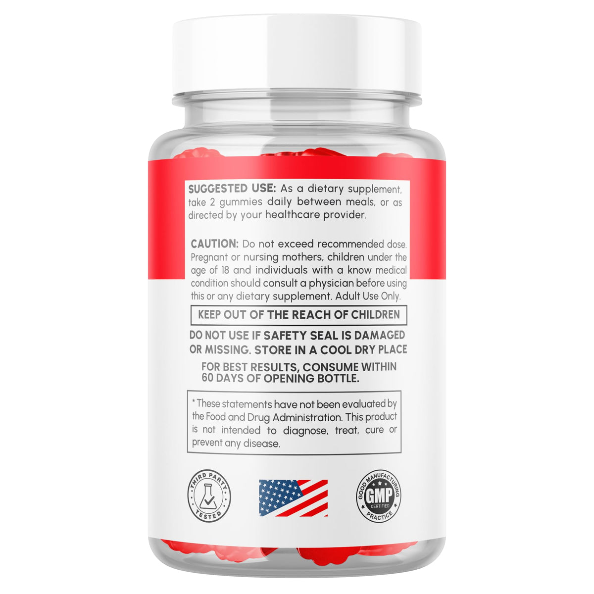 Gummies Lyvaris MJO en gros plan sur le flacon