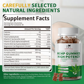 Gummies MABEFY dans une main