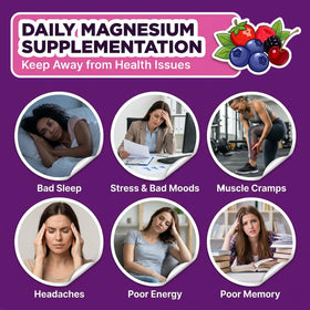 Gummies magnésium Aanuan avec fruits mélangés