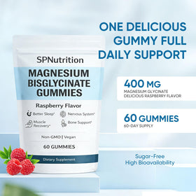 Gummies magnésium bisglycinate WXDOAU ouvertes